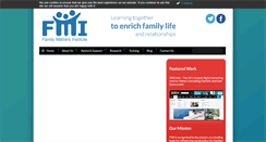 Desktop Screenshot of familymatters.org.uk